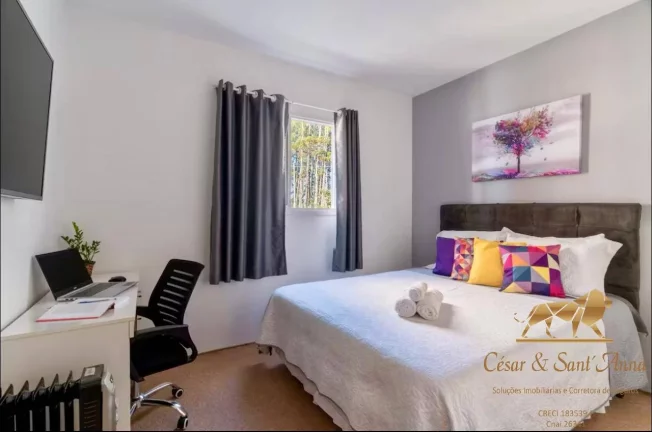 Imagem Belíssimo apartamento a venda mobiliado e decorado em Campos do Jordão