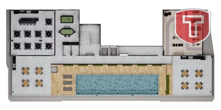 Imagem Flat à venda, 20 m² por R$ 331.632,70 - Ponta de Campina - Cabedelo/PB Imagem Flat à venda, 20 m² por R$ 331.632,70 - Ponta de Campina - Cabedelo/PB