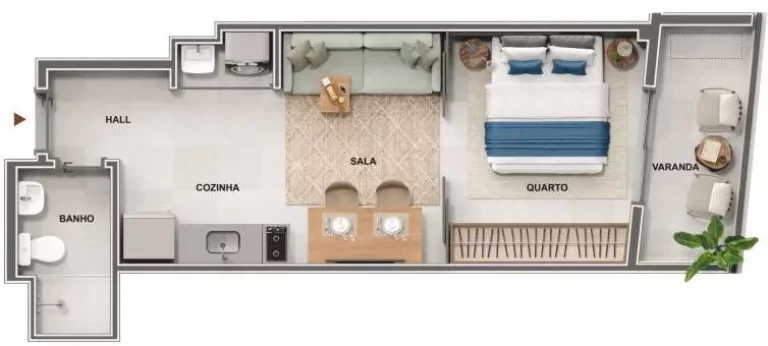 Imagem Cores de Fátima - Apartamento à venda no bairro Centro - Rio de Janeiro/RJ