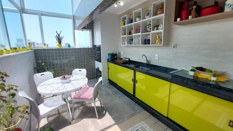 Imagem Cobertura com 3 dorms, Mirim, Praia Grande - R$ 900 mil, Cod: 2287