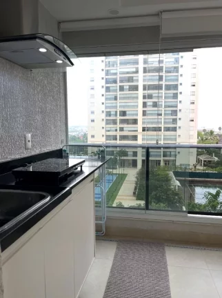 Imagem Apartamento com 1 dormitório para alugar, 40 m² por R$ 4.930,00/mês - Jardim Aquarius - São José dos Campos/SP