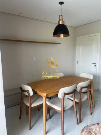 Imagem Apartamento 90m2, 03 dorms, Mobiliado, Ar Cond., 02 vagas, Cond. Completo