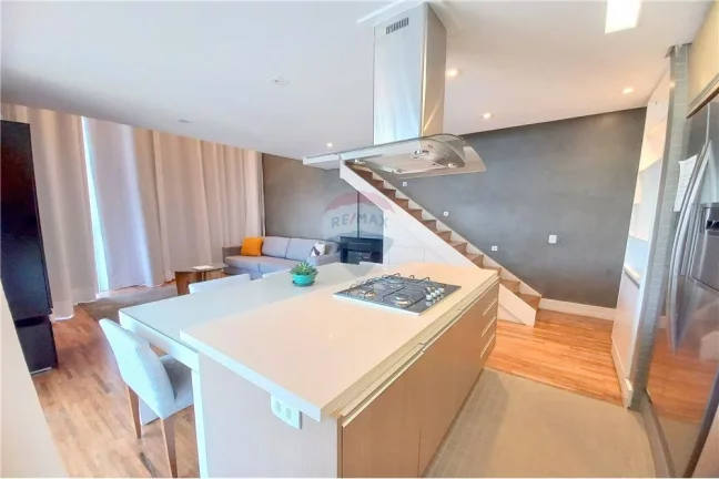 Imagem Apartamento duplex mobiliado 1 suíte 1 vaga na Vila Olímpia