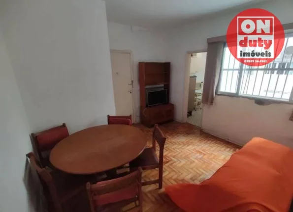 Imagem Apartamento com 1 quarto à venda, 38 m² por R$ 308.000 - Aparecida - Santos/SP