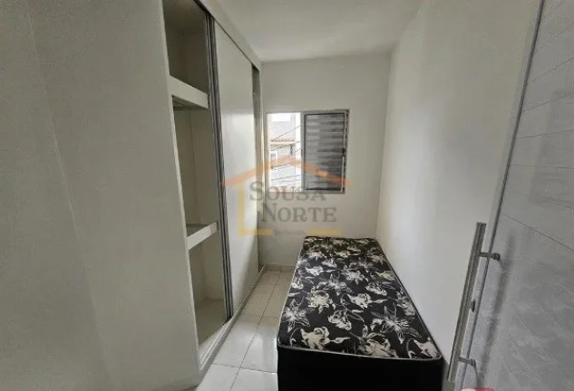Imagem Casa em condomínio, 1 dormitório, sala integrada com a cozinha, banheiro social, área de serviço...
