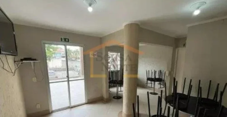 Imagem Apartamento 44 m² de área útil, 2 dormitórios, 1 com armários, sala 2 ambientes, ambientes ampl...