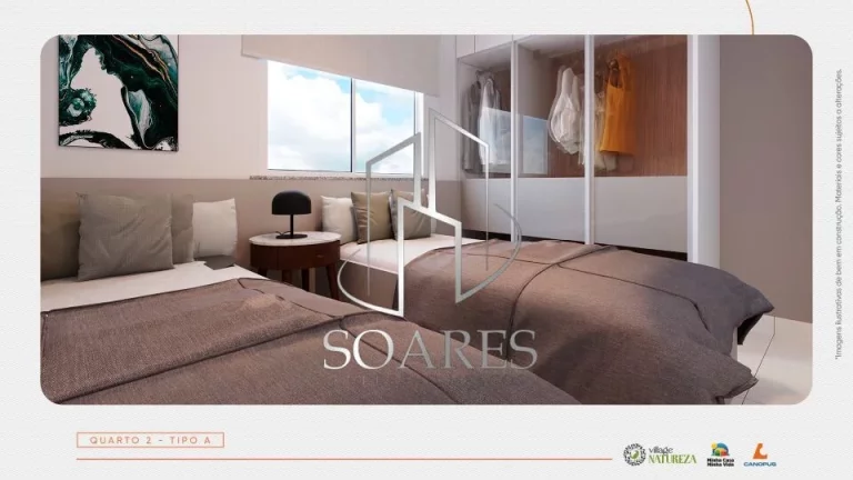Imagem Village Natureza:Realize seu sonho: 2 Quartos em condomínio - Aproveite as condições