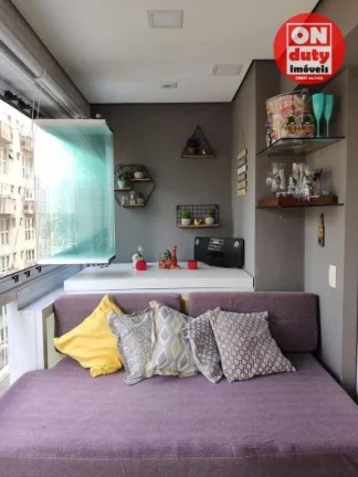 Imagem Apartamento com 1 dormitório à venda, 57 m² por R$ 830.000,00 - Gonzaga - Santos/SP