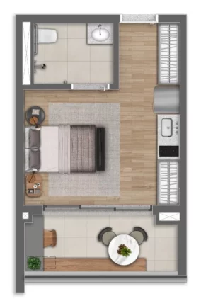 Imagem STUDIO RESIDENCIAL em São Paulo - SP, Alto da Boa Vista