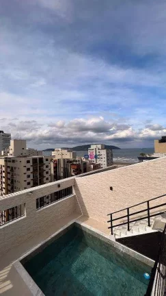 Imagem Cobertura com 3 dormitórios à venda, 357 m² por R$ 3.500.000 - Pompéia - Santos/SP