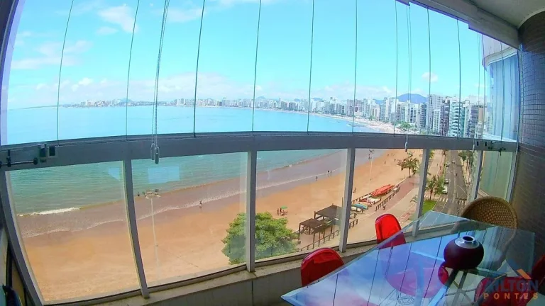 Imagem Apartamento Frente p/ Mar com 4 Suítes à Venda na Praia do Morro - Guarapari/ES