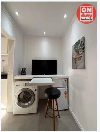 Imagem Apartamento com 1 quarto à venda, 30 m² por R$ 335. - Aparecida - Santos/SP
