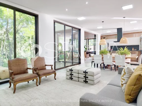 Imagem Linda residência com vista para a mata à venda no condomínio Terras de Santa Teresa localizado entre Itupeva e Vinhedo