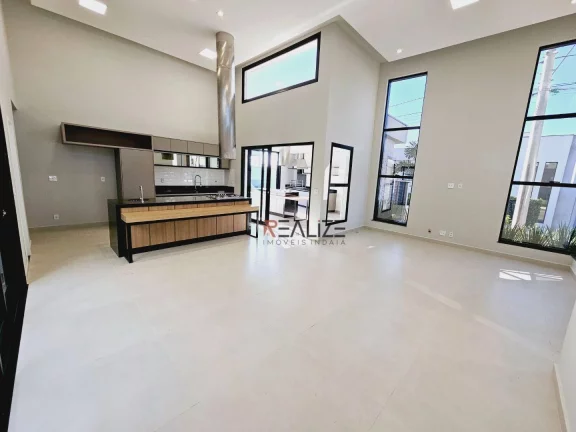 Imagem Casa de esquina com 3 suítes e escritório à venda, 233 m² por R$ 1.915.000 - Condomínio Fechado - Indaiatuba/SP