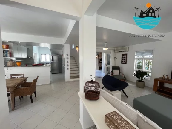 Imagem Alugar Casa anual em Juquehy em Condomínio Fechado - com 4 dormitórios, 2 suíte, 100m da praia - Acomodação máx. 10 pessoas | Juquehy Imobiliária