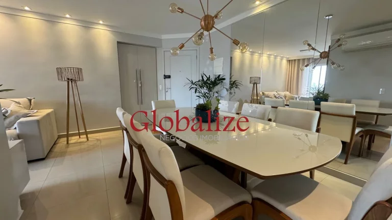 Imagem Apartamento mobiliado com varanda de 84 metros 1 suite 2 dormitórios 1 vaga coletiva suficiente localizado no Marapé Santos R$835.000,00