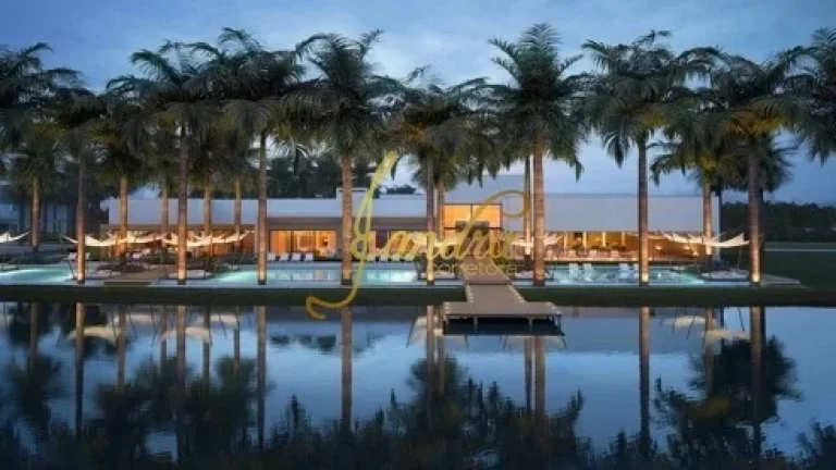 Imagem dois lotes juntos no condomínio Ilhas Park Torres beira lago