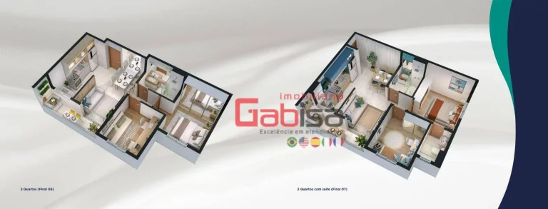 Imagem Apartamento com 2 dormitórios à venda, 49 m² por R$ 279.900,00 - Baixo Grande - São Pedro da Aldeia/RJ