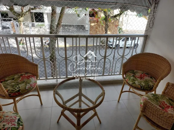 Imagem Apartamento lado praia Enseada, Guarujá-SP! 2 quartos, 2 salas, 2 banheiros, 1 vaga, 77m².