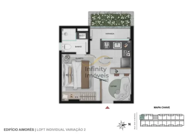 Imagem WALK LOUIRDES - Apartamento à venda no bairro Lourdes - Belo Horizonte/MG