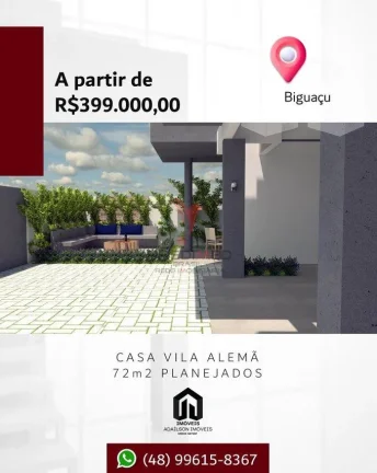 Imagem CASA - VILA ALEMA Sobrado em Condomínio Biguaçu - SC - BRASIL