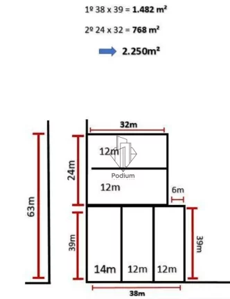 Imagem Área a venda na principal do Portal do Sol com 2250m²- AR0002