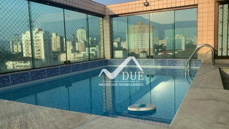 Imagem Cobertura com 4 dormitórios à venda, 194 m² por R$ 1.360.000 - Aparecida - Santos/SP