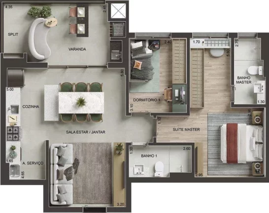 Imagem Auth - Apartamento à venda no bairro Centro Cívico - Curitiba/PR