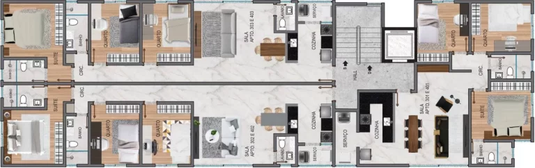 Imagem cobertura 3 quartos suíte 2 vagas