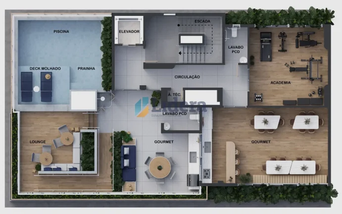 Imagem Apto á venda - 2 quartos - 1 suíte -55.66m²- Intermares, Cabedelo/Pb