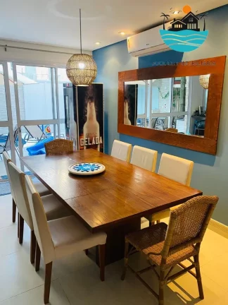 Imagem Casas para Alugar Temporada Juquehy - (Canto direito) pertinho da praia, 5 suítes, piscina aquecida, sauna, máx. 14 pessoas | Juquehy Imobiliária