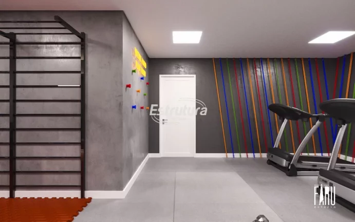 Apartamento de 1 dormitório com 1 vaga de garagem em frente a UFN e a menos de 5