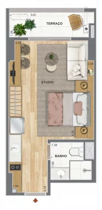 Imagem APARTAMENTO RESIDENCIAL em Rio de Janeiro - RJ, Gamboa