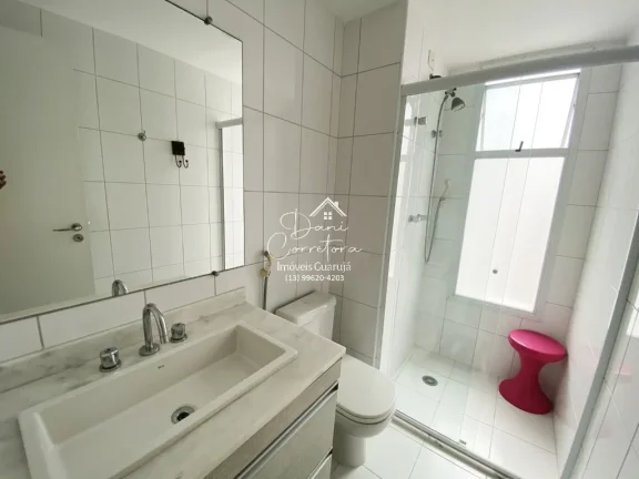 Imagem Apartamento à venda em Guarujá-SP, Vila Alzira: 3 quartos, 1 suíte, 2 salas, 2 banheiros, 2 vagas, 121m². Venha conferir!