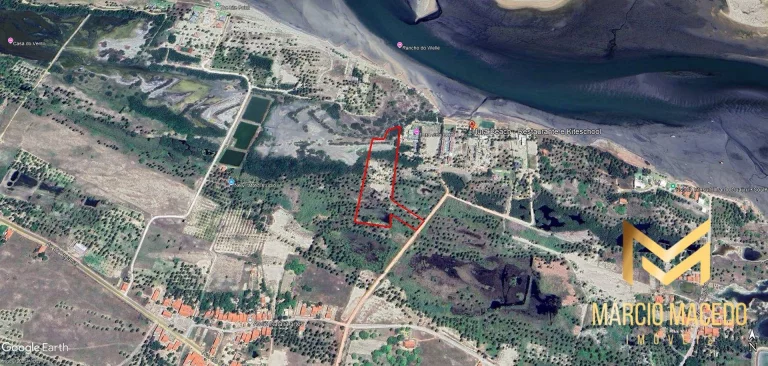 Imagem Terreno à venda, 18615 m² por R$ 3.600.000 - Ilha do Guajiru - Trairi/CE