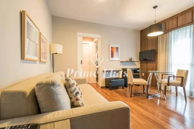 Imagem Flat disponível para locação no Gran Estanconfor Veranda Berrini, com 40m², 1 dormitório e 1 vaga