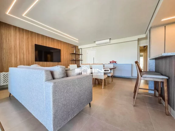 Imagem Apartamento Pé na Areia para Locação, com 3 Dormitórios 3 Suítes 143m² - Riviera de São Lourenço - Bertioga SP