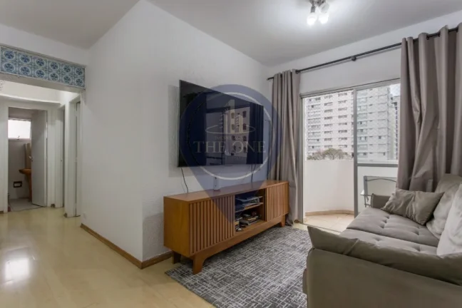 Imagem Oportunidade única: Apartamento à venda em Moema, São Paulo-SP, com 2 quartos, 2 salas, 2 banheiros, 2 vagas de garagem.