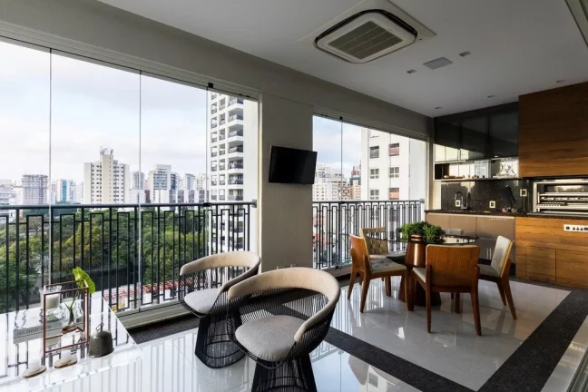 Imagem Apartamento de Luxo com 4 Suítes na Vila Olímpia - Condomínio Quartier Auri - São Paulo SP