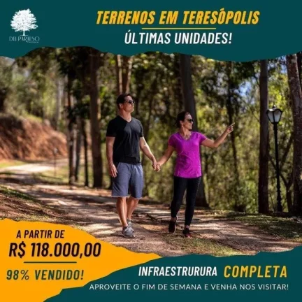 Imagem Terreno em Condomínio para Venda em Teresópolis / RJ no bairro Vale Alpino