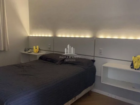 Imagem Apartamento 62m², Varanda, andar intermediário, Planejados, forno, fogão, geladeira, 1 vaga fixa e coberta no Parque São Vicente, Mauá-SP