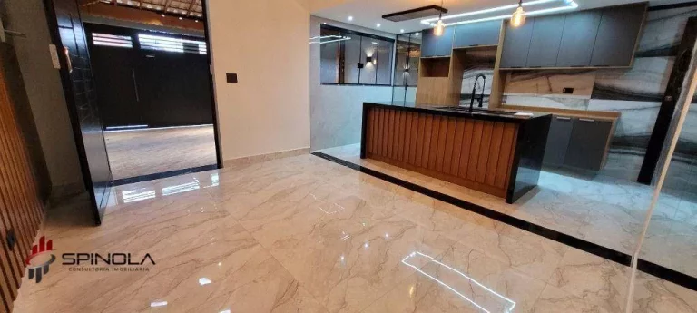 Imagem Casa com 3 dormitórios à venda, 94 m² por R$ 780.000,00 - Jardim Imperador - Praia Grande/SP