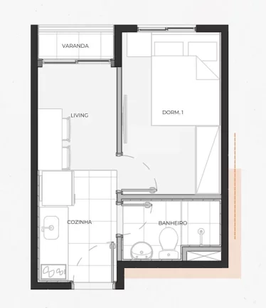 Imagem APARTAMENTO RESIDENCIAL em São Paulo - SP, Bela Vista