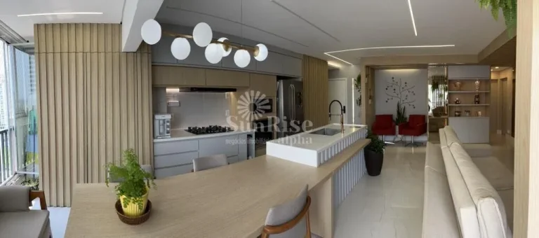 Imagem Apartamento Mobiliado à Venda com 3 quartos e 3 vagas - 110 m² - R$1.700.000 ,00 Alphaville Parc Athenee - Barueri/SP