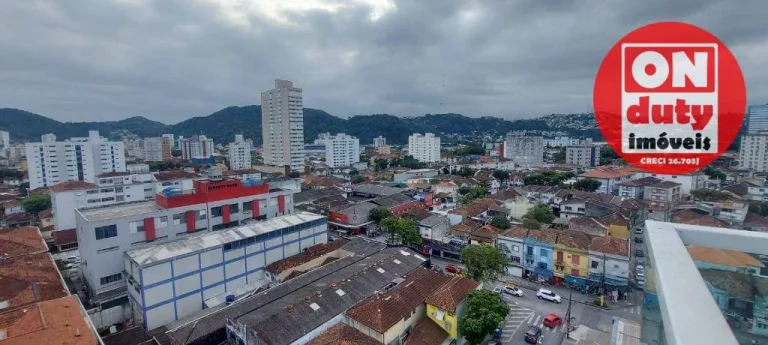 Imagem Apartamento à venda, 74 m² por R$ 650.000 - Campo Grande - Santos/SP