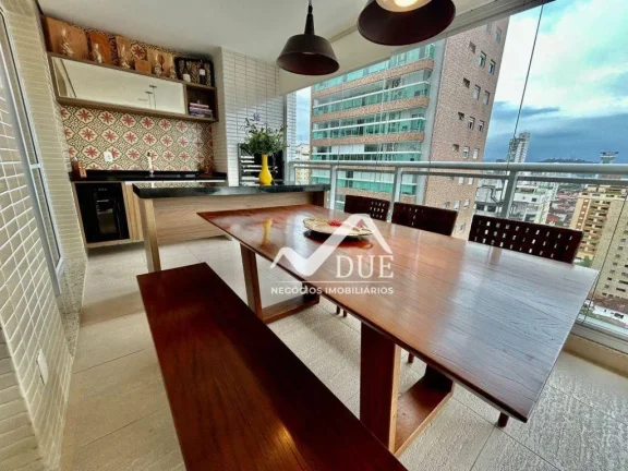 Imagem Apartamento com 3 dormitórios à venda, 181 m² por R$ 2.340.000,00 - Gonzaga - Santos/SP