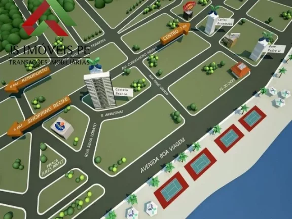 Imagem Apartamento A Venda em recife - PE, Boa viagem
