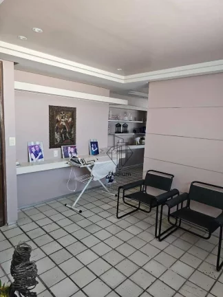 Imagem Cobertura linear com piscina privativa e vista para o mar a 110m da praia do Bessa -CO0181