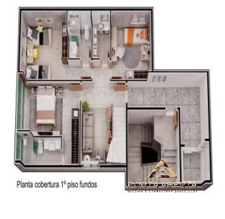 Imagem Apto 2 Quartos, sendo 1 Suite - Horto - Ipatinga - COD 562