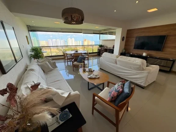 Imagem Aluguel Apartamento Mobiliado Alto Padrão | Vista Mar | Colina A Patamares